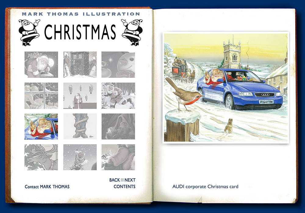 Audi, Robin. Christmas illustrations by Mark Thomas. Please note this is a UK based all image site