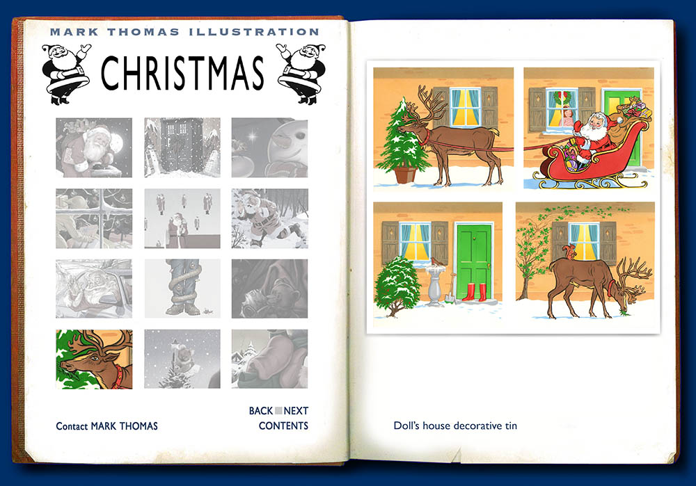 Christmas illustrations by Mark Thomas. Please note this is a UK based all image site